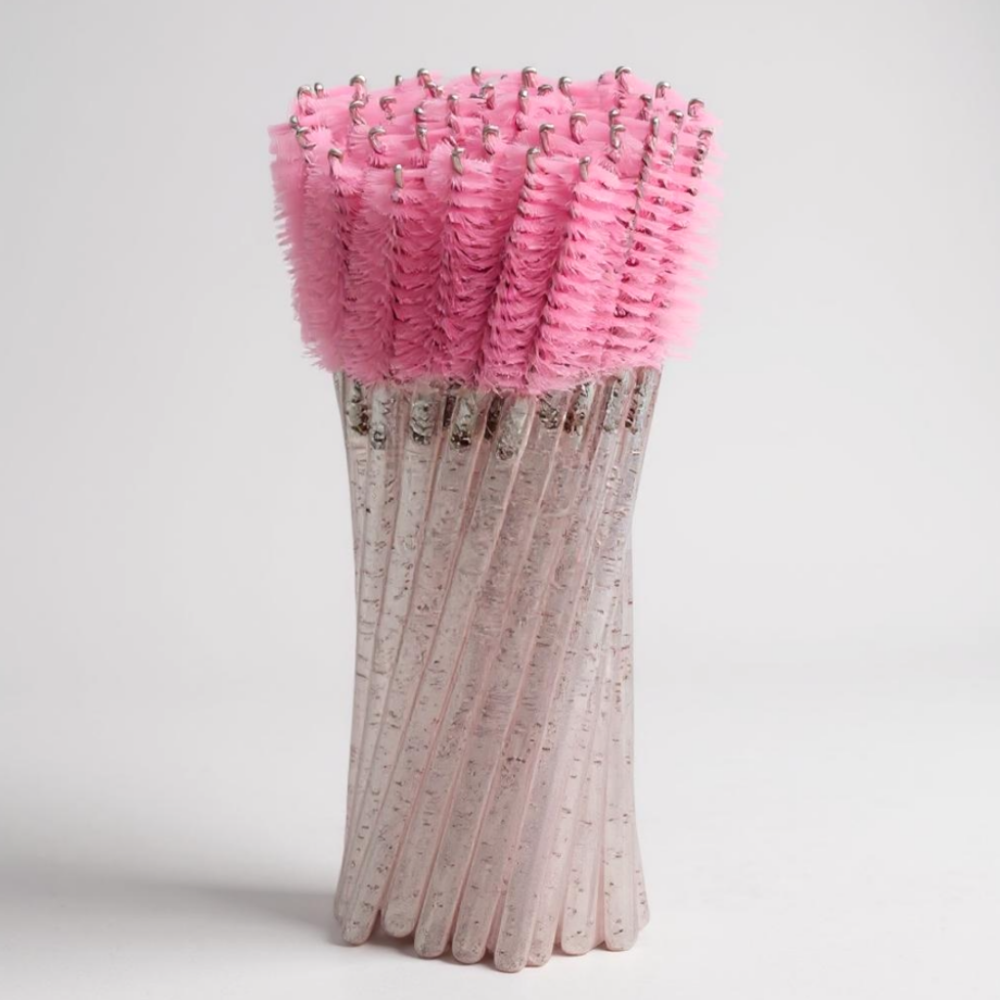 Mascara Brushes | Licht Roze Glitter