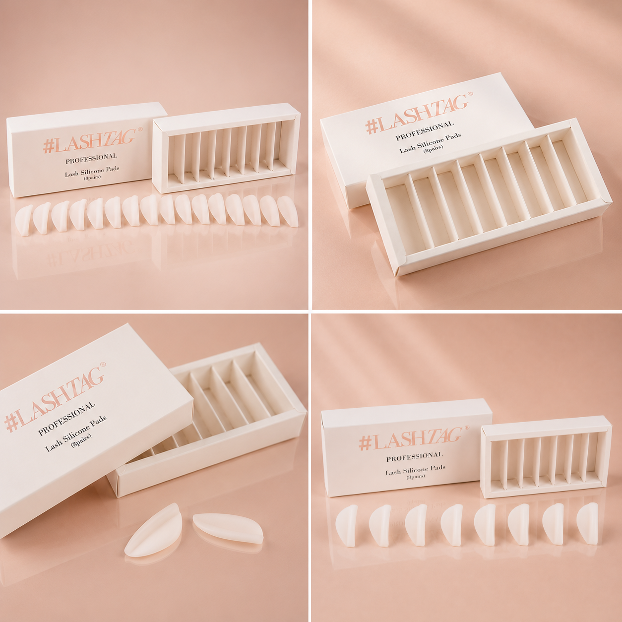 Lash Lifting Shields - Soft Pink | 8 box - Afbeelding 2