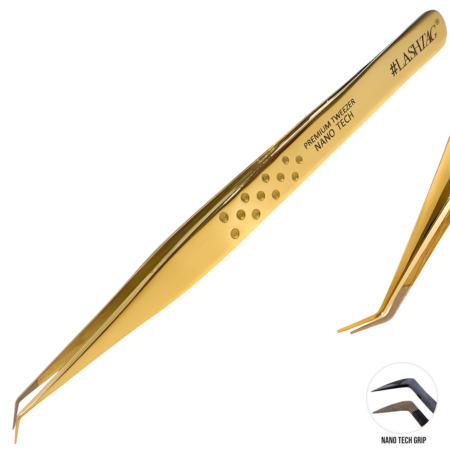 Gold Isolate Tweezer 45° - Nano Tech