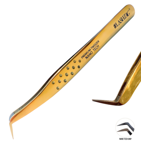 Gold Volume Tweezer - Lust Grip • Slim | Nano Tech